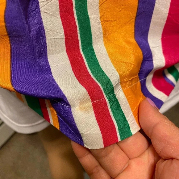 Vintage Intuitions Buttons down Blouse Women Size 8 - Picture 5 of 7